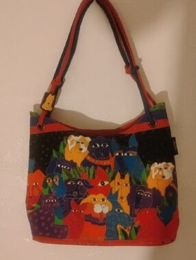 Laurel Burch Large Tote Dog Doggy Bag Lk New